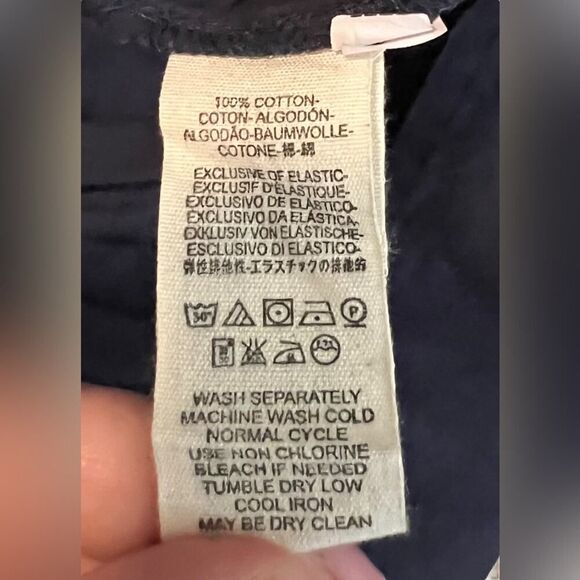 NWT FREE PEOPLE NAVY CROPPED BLOUSE OFF SHOULDER - Picture 4 of 9